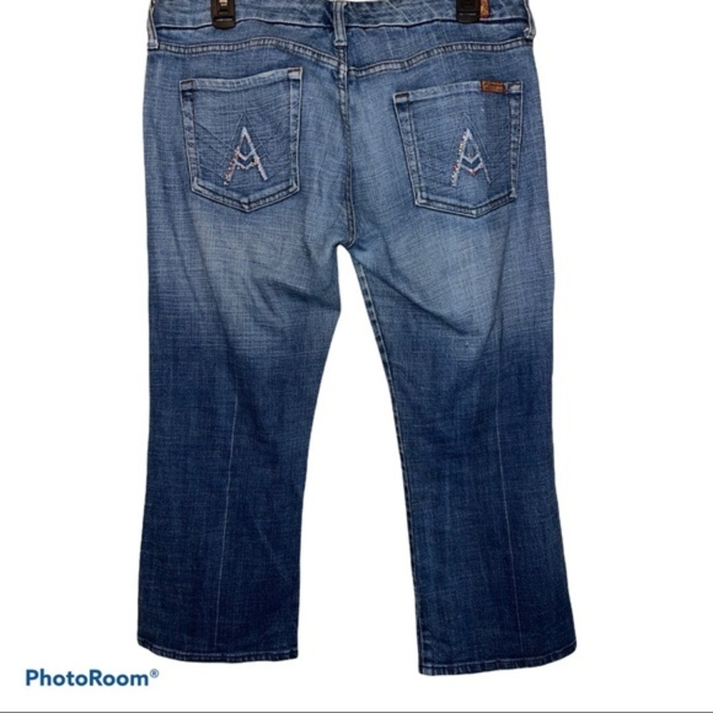 7 for All Mankind Vintage Crop “A” Pocket Jeans 31/12